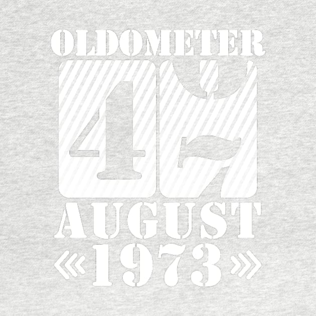 Oldometer 47 Years Old Was Born In August 1973 Happy Birthday To Me You by DainaMotteut